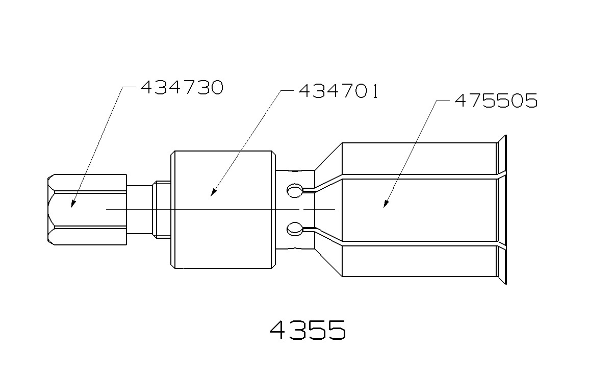 EXTRACTOR DE PINZA INTERIOR FORZA SERIE 4300